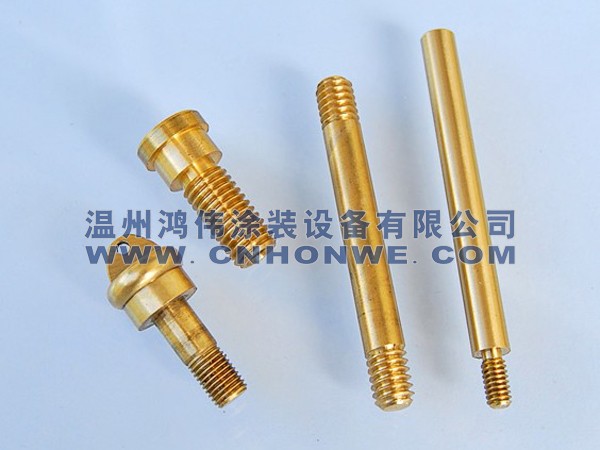 金黄色电泳工件