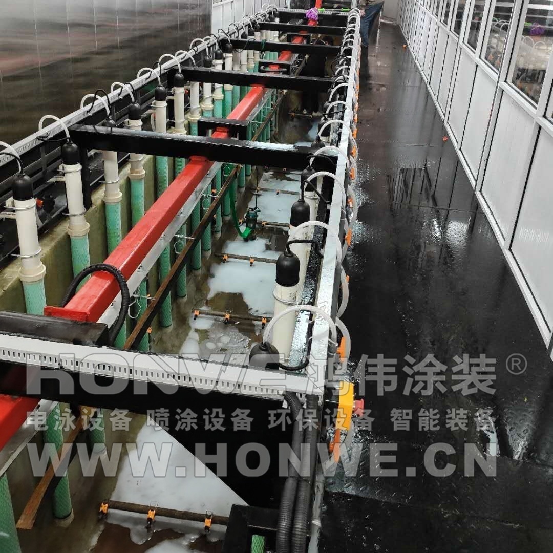 湖北武汉大型电泳涂装线
