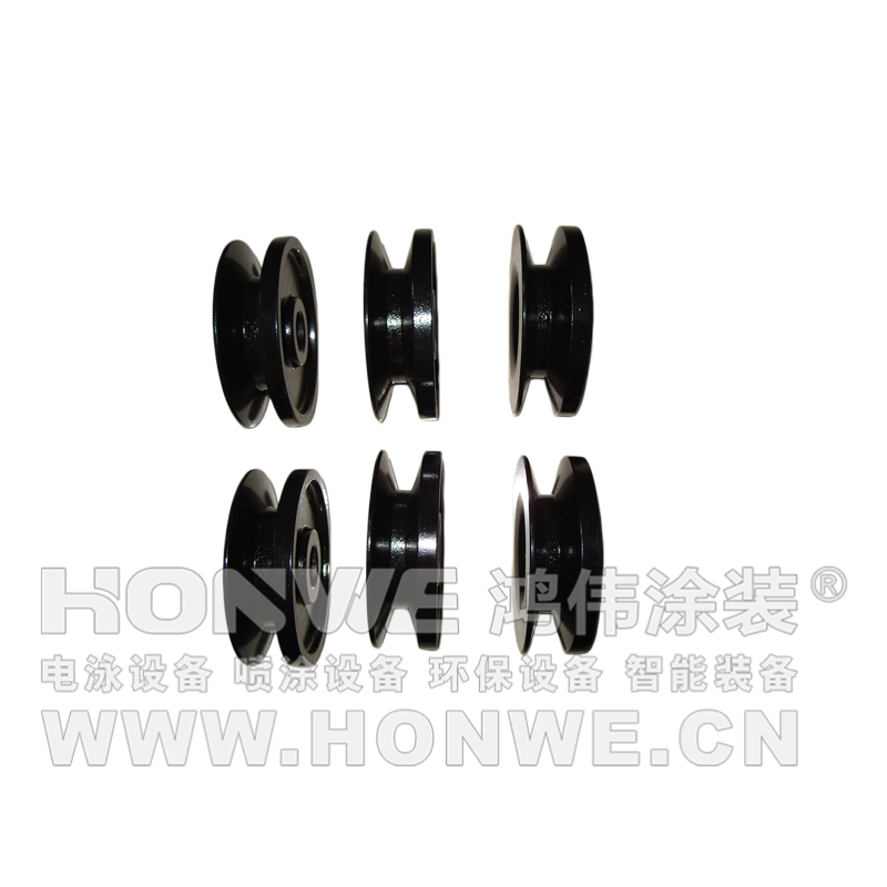 电泳黑色亮光皮带轮